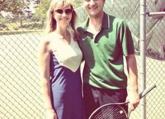 Missy Robertson spent her birthday watching son Reed and nephew John Luke’s play in tennis regionals