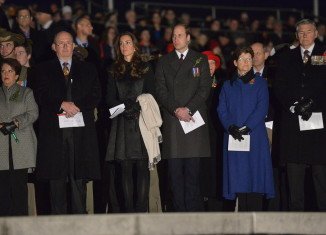 Prince William and Kate Middleton joined military personnel, veterans and the public in Canberra to mark Anzac Day