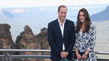 Prince William and Kate Middleton visited Echo Point in Katoomba to see the famous Three Sisters rock formation