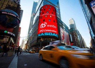Weibo's flotation on the NASDAQ stock exchange had initially raised a less-than-expected $286 million