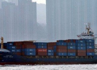 Eleven crew members have been reported missing after two cargo ships collided off the coast of southern Hong Kong