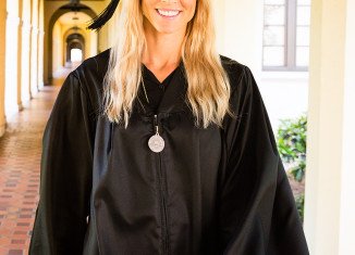 Elin Nordegren was named the most outstanding senior in her class at Rollins College