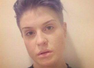 Kelly Osbourne shaved the majority of her head, leaving only a mini-mohawk behind