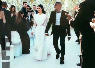 Kim Kardashian’s wedding dress was a white Givenchy Haute Couture gown