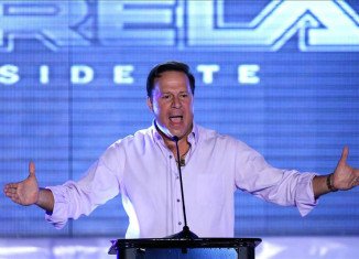 Panama’s opposition leader Juan Carlos Varela has won the presidential election with almost 40 percent of the votes