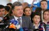 Petro Poroshenko has claimed outright victory in Ukraine's presidential election