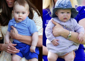 Prince George threw food at his cousin Mia Grace Tindall, when they first met