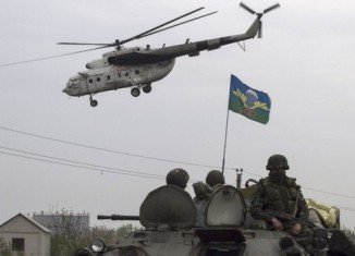 Sloviansk separatists have shot down two of Ukraine's army helicopters during an anti-terror operation