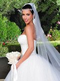 With her wedding date less than three weeks away, Kim Kardashian revealed that she has selected the gown