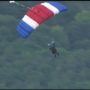 George H.W. Bush makes parachute jump to mark 90th birthday