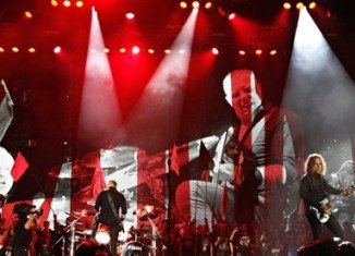 Metallica played for 90 minutes on Glastonbury's famous Pyramid Stage