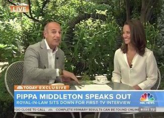 Pippa Middleton gave her first ever sit-down TV interview with Today Show’s Matt Lauer