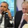 Barack Obama urges Vladimir Putin to stop flow of weapons into Ukraine