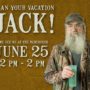 Si Robertson signs autographs at Duck Commander Warehouse on June 25