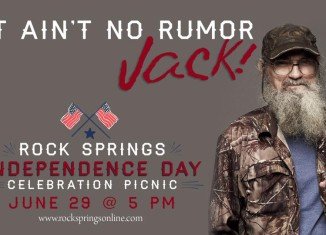 Si Robertson will start the 4th of July celebration early this year with a Rock Springs Church charity picnic in Milner