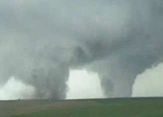 Two massive tornadoes hit the state of Nebraska killing at least one person and leaving at least 19 injured
