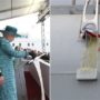 Queen Elizabeth christens UK’s largest warship at Rosyth Dockyard