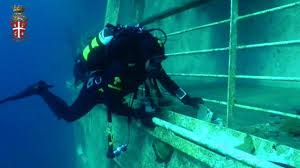 Italian police have released an eight-minute footage with underwater images from within the Costa Concordia wreckage