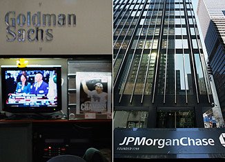 JPMorgan Chase and Goldman Sachs have seen mixed results from their investment businesses
