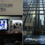JPMorgan reports 8% fall in profits but Goldman Sachs income rises in Q2 2014