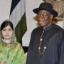 Missing Nigeria girls: Malala Yousafzai meets President Goodluck Jonathan