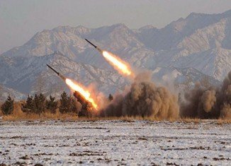 North Korea has fired two suspected short-range missiles into the sea