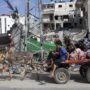 Thousands of Palestinians flee Gaza after Israel warnings