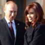 Vladimir Putin meets Cristina Fernandez de Kirchner during Latin American tour