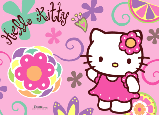 Hello Kitty is a British school girl called Kitty White and she lives just outside London