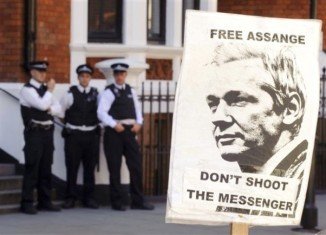 Julian Assange has suggested he will be leaving Ecuador’s embassy in London soon