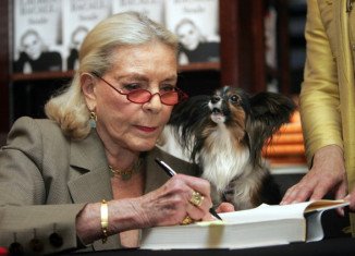 Lauren Bacall has left $10,000 for the care of her beloved dog, Sophie