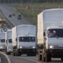Russian aid convoy reaches Ukraine border