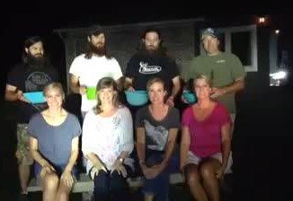 The Robertson women accepted the ALS Ice Bucket Challange after being nominated by the Junk Gypsy Company