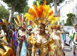 The annual Notting Hill carnival is thought to be Europe's largest street party