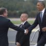 Barack Obama arrives in Estonia for Ukraine talks