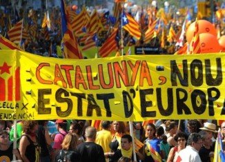 Catalonia has a large-scale support for independence from Spain