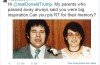 Donald Trump said he may sue the Twitter user who tricked him into retweeting the image of Fred and Rose West