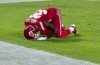 Husain Abdullah has been penalized after celebrating a touchdown by dropping to his knees in prayer