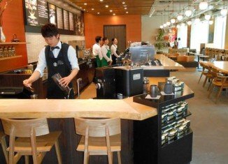 Japan is Starbucks' second biggest market in terms of sales and has some of its most profitable cafes