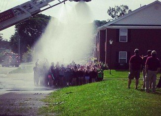 Kentucky firefighter Tony Grider was severely injured while helping college students take part in an Ice Bucket fundraiser