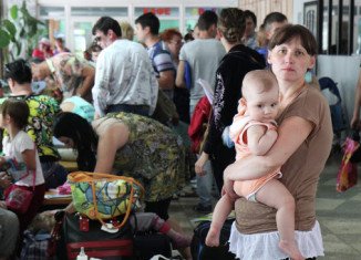 More than a million people have left their homes because of the escalating conflict in eastern Ukraine