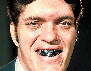 Richard Kiel played steel-toothed villain Jaws in two James Bond films, The Spy Who Loved Me in 1977 and Moonraker in 1979