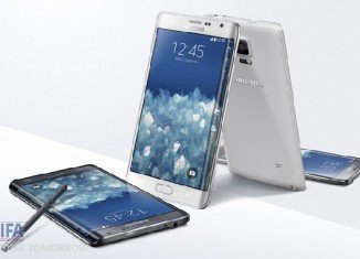 Samsung has unveiled its Galaxy Note Edge smartphone whose screen bends around one of its sides