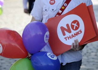 Scottish voters decisively rejected independence after voting to stay in the UK