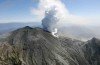 The eruption of Japan's Mount Ontake intensified making the efforts to recover the bodies of at least 24 climbers to be suspended again