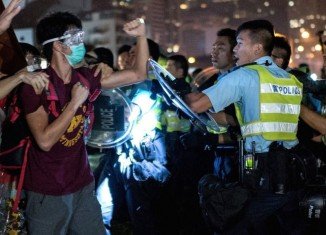 Hong Kong police is investigating reports that officers used excessive force against pro-democracy protesters