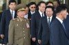 Hwang Pyong-so, seen as the second-most powerful man in North Korea, held talks with Ryoo Kihl-jae, the South's reunification minister