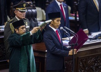 Joko Widodo has been sworn in as Indonesia’s new president in a Jakarta ceremony