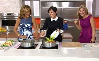 Kris Jenner spoke about her new cookbook on Today Show