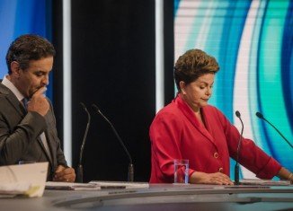 Leftist President Dilma Rousseff faces centrist Aecio Neves in the second run-off round of Brazil’s presidential election